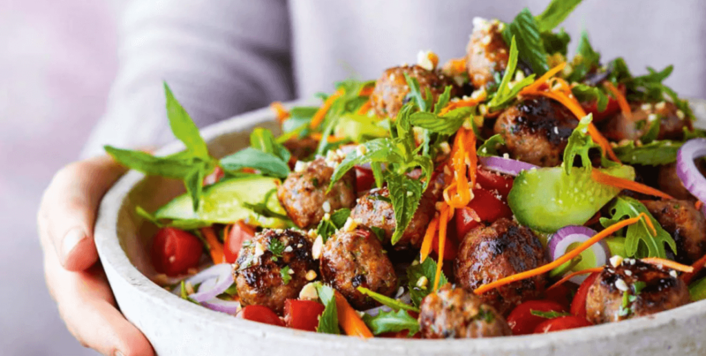 Salad Recipe Using Meatballs